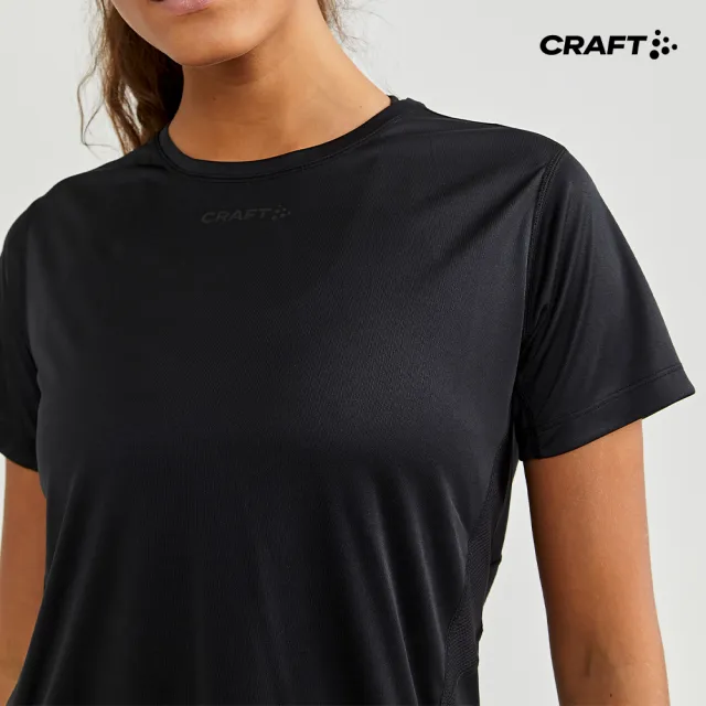 【CRAFT】女 ADV ESSENCE SS TEE W 運動上衣(1909984-999000)