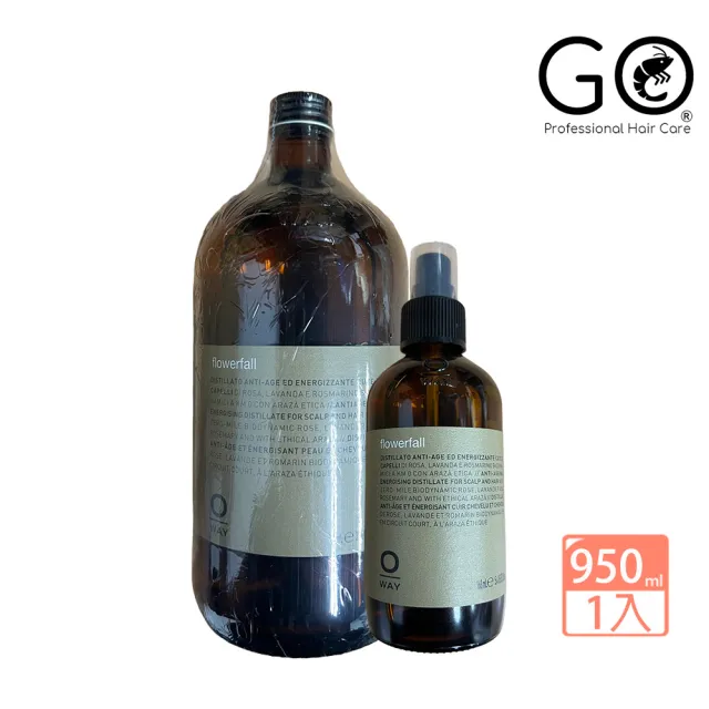 【OWay】玫瑰花露 950ml(保濕 玫瑰)