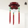【必登堡】羅裳吸頂燈 B564166(和室燈/神明廳宮燈/古典/復古/藝術/LED/古代宮廷風)