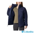 【Columbia 哥倫比亞 官方旗艦】女款-Silver Falls™立領中層外套-深藍(UWR82170NY / 2023年春夏)