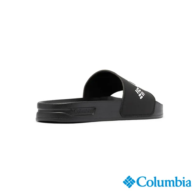 【Columbia 哥倫比亞官方旗艦】男款-HOOD RIVER LOGO拖鞋-黑色(UBM01660BK / 2023春夏)