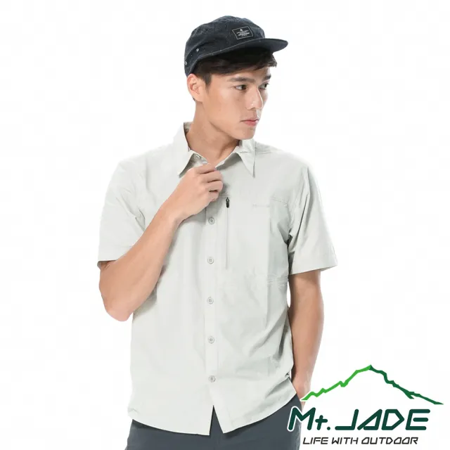 【Mt. JADE】AcDry男款 Skyline吸溼快乾短袖襯衫 休閒穿搭/輕量機能(2色)