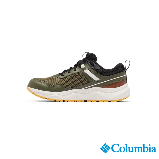 【Columbia 哥倫比亞官方旗艦】男款-PLATEAU™ Omni-Tech防水健走鞋-綠色(UYI75160GR / 2023春夏)
