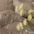 【Tonia Nicole 東妮寢飾】環保印染100%萊賽爾天絲被套床包組-金川詩草(雙人)