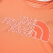 【The North Face】北臉 上衣 女款 短袖上衣 運動 吸濕排汗 防曬 W UPF SS GRAPHIC TEE 橘 NF0A5JYRN6M