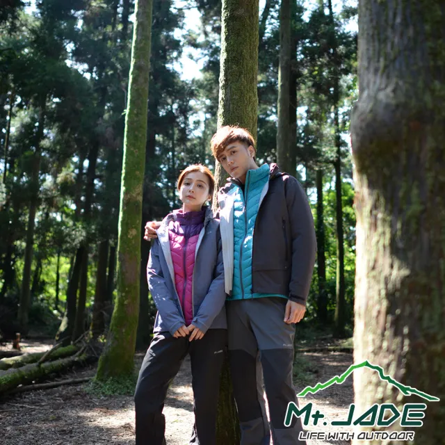 【Mt. JADE】男款 Titan 時尚簡約防水外套 休閒風雨衣/輕量機能(2色)