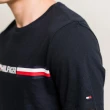 【Tommy Hilfiger】男版 一排國旗文字LOGO 短袖 上衣 T恤 男生短袖 平輸品(現貨)