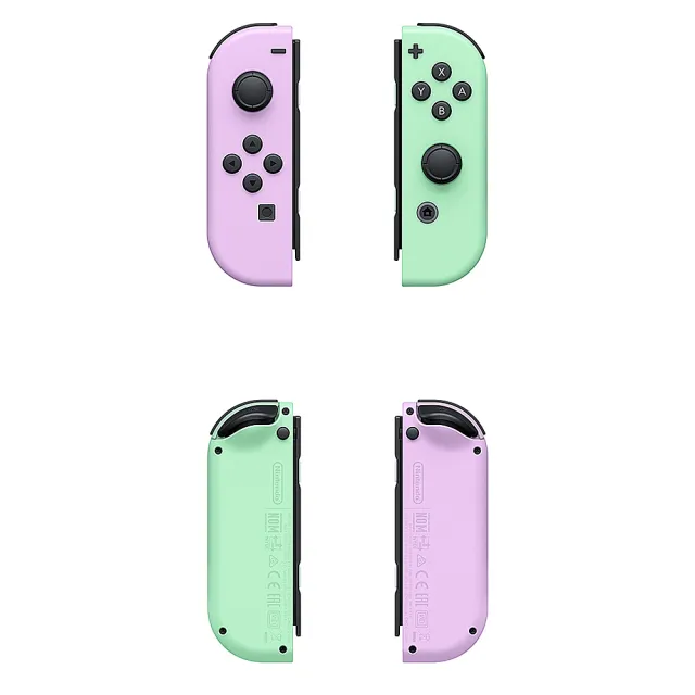 【Nintendo 任天堂】原廠 Switch Joy-con控制器 手把-紫綠(台灣公司貨)