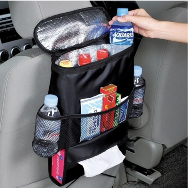 車用椅背置物保冷袋/保溫袋(面紙盒功能)