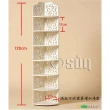 【Osun】DIY木塑板置物架 歐式白色雕花七層巴洛克經典款(CE-178-120ZJ)