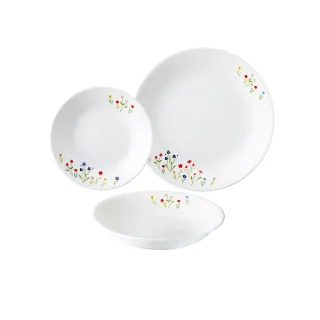 【CORELLE 康寧餐具】春漾花朵3件式餐盤組(301)