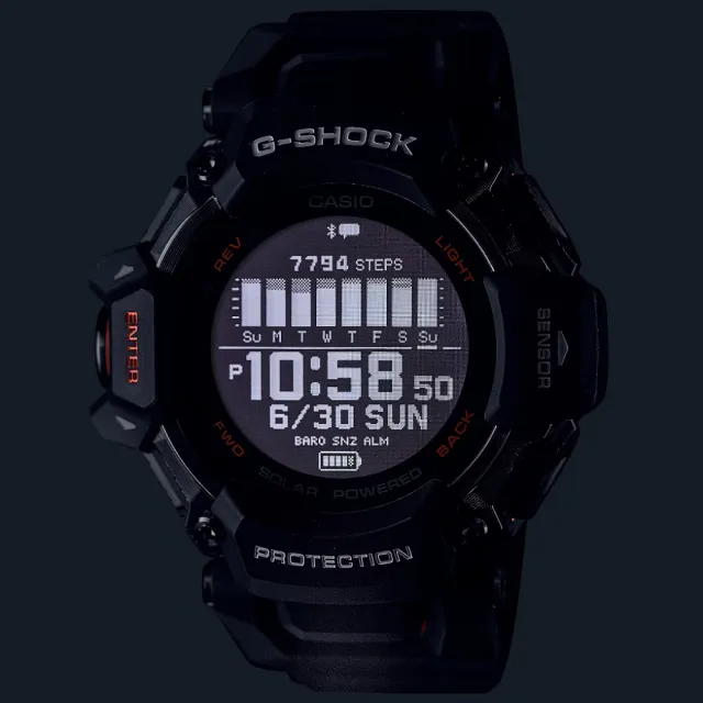 CASIO 卡西歐】G-SHOCK 心率監測器GPS 太陽能藍芽多元運動腕錶聖誕禮物