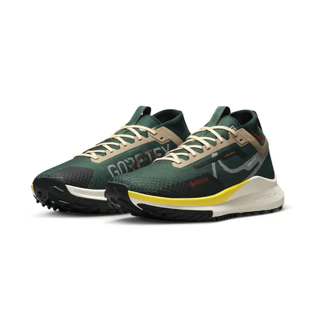 NIKE 耐吉】Pegasus Trail 4 Gore-Tex 防水慢跑鞋男鞋綠色(FD0317333