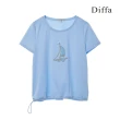 【Diffa】帆船亮片繡針織衫-女