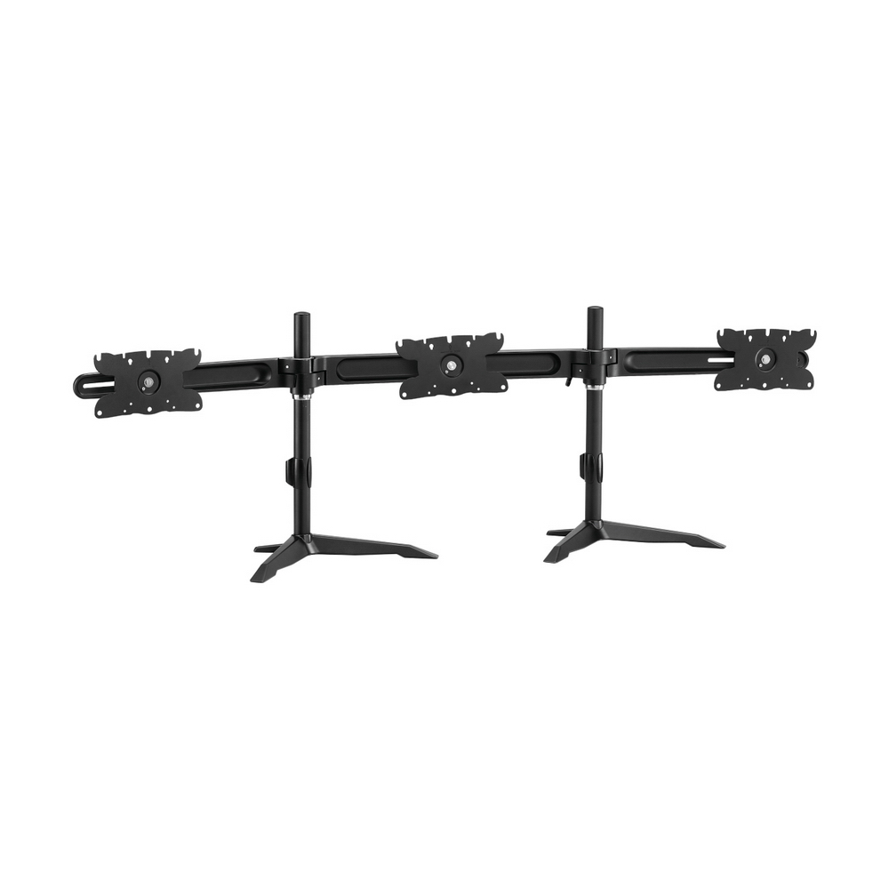 【HE】桌上型多動向三螢幕架-適用24-30吋(H633TSE)