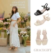 【Grace Gift】精選夏日百搭甜美時尚中跟涼鞋/低跟瑪莉珍鞋(多款任選)