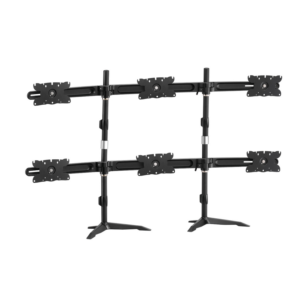 【HE】桌上型多動向六螢幕架-適用24-30吋(H636TSE)