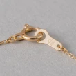 【ete】K18 經典單鑽爪鑲鑽石項鍊-0.10ct(金色 玫瑰金色)