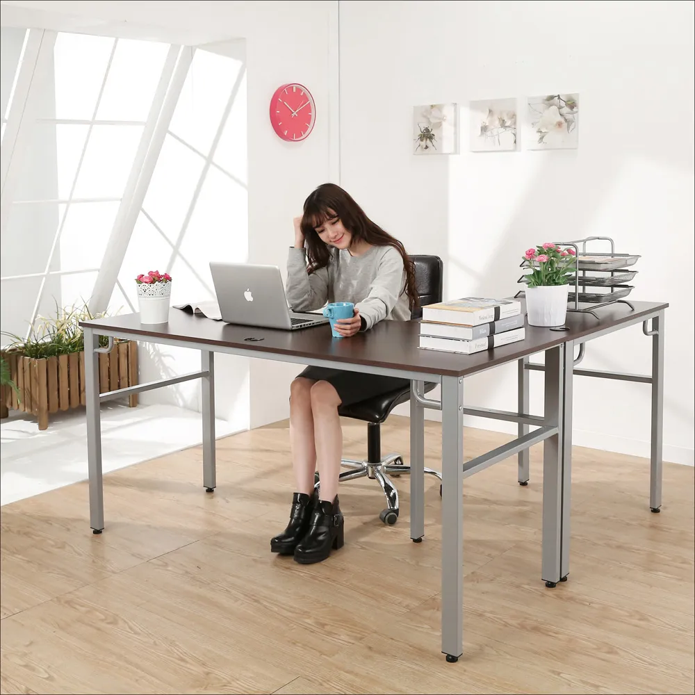 【BuyJM】環保低甲醛防潑水L型穩重型工作桌/電腦桌(160+80公分)