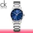 【瑞士 CK手錶 Calvin Klein】甜蜜藍-蝴蝶扣_強化玻璃_不鏽鋼女錶(K2G2314N)