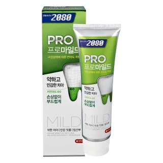 【韓國2080】專業亮白牙膏-溫和亮白.玫瑰薄荷(125gX3入)
