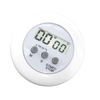 【一沐生活】小飛碟數位計時器 買一送一 TIMER-GS(定時器 廚房 烘焙 烹飪計時器)