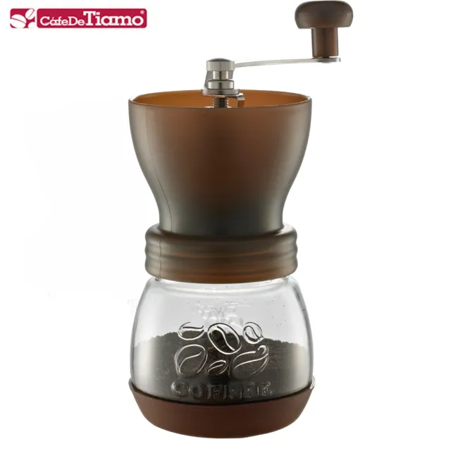 【Tiamo】0925密封罐手搖磨豆機-四色(HG6149)