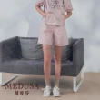 【MEDUSA 曼度莎】現貨-Gentle 韓系簡約反褶短褲 - 2色（M-XL）｜女短褲 鬆緊腰頭 運動風(105-3410B)