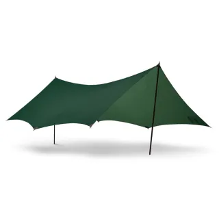 【HILLEBERG】瑞典 Tarp 20 UL輕量抗撕裂天幕外帳440x440cm《綠》022061/登山天幕