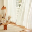 【PLUSIEURS】日式無印棉紗窗紗窗簾(單件寬130x高180公分)