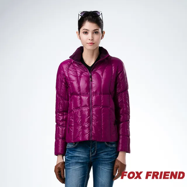 【FOXFRIEND 狐友】輕量立領羽絨外套(1102I)