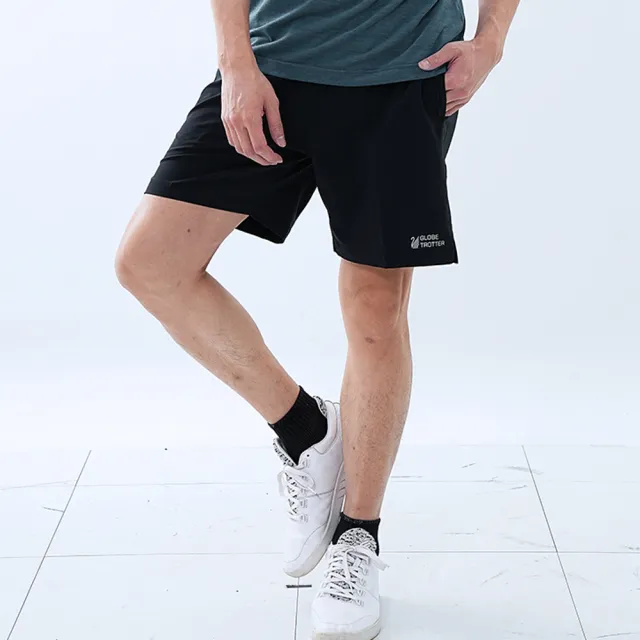 【遊遍天下】MIT台灣製男款抗UV防潑水運動褲短褲(慢跑 路跑 休閒M-3L)