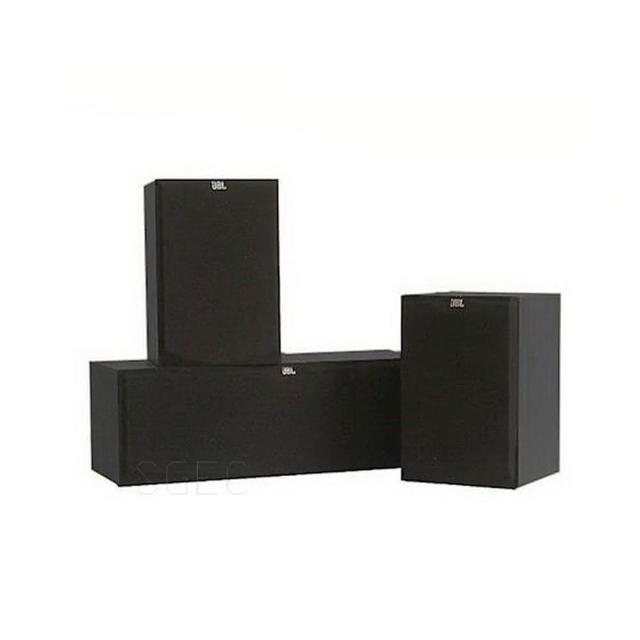 【JBL 美國】2音路環繞+中置喇叭組(CSR30BK)