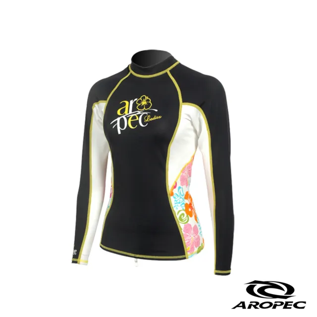 【ARPEC】Wings 雙翼女款長袖防曬衣(黑)