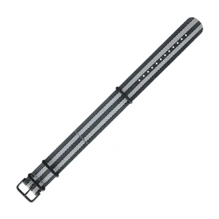 【TRASER】Textile strap 灰線織料錶帶(#109042)