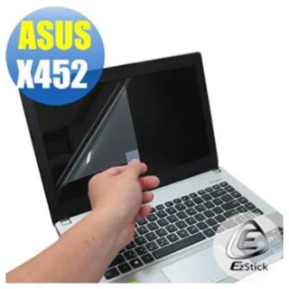 【EZstick】ASUS X452 X452VP 專用 靜電式筆電LCD液晶螢幕貼(可選鏡面或霧面)