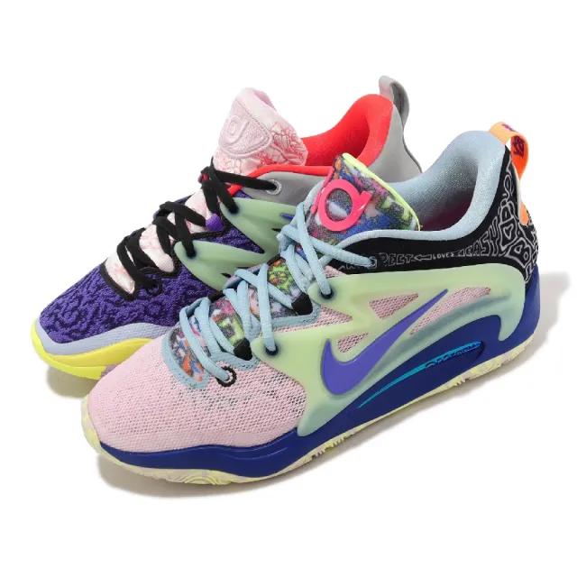 NIKE 耐吉 籃球鞋 KD15 NRG EP What The 男鞋 杜蘭特 鴛鴦 夜光(FN8011-500)