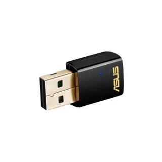【ASUS 華碩】WiFi 5 雙頻 AC600 USB 無線網路卡 (USB-AC51)