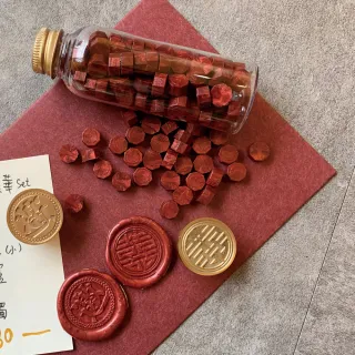 【HAPPYMT 開心鋼筆店】火漆蠟粒大罐裝-經典紅金銀(3色可選)