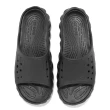 【Crocs】拖鞋 Echo Slide 男鞋 女鞋 黑 波波涼拖 一片拖 運動拖鞋 卡駱馳(208170001)