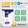 【光鋐科技】股票上市公司 14W LED燈泡 無藍光危害 E27燈頭 全電壓(12入組)