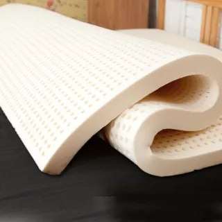 【LUST】3尺100%純乳膠床墊 CERI純乳膠檢驗《含收納袋/白色棉布》 泰國乳膠床