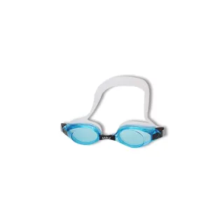 【SABLE】黑貂 長泳型泳鏡-游泳 防霧 抗UV 塑鋼玻璃鏡片 水藍白(902ST-01-05)