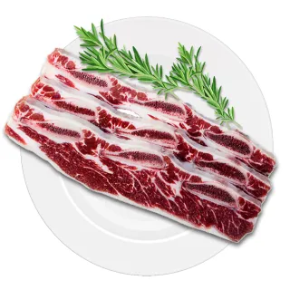 【好神】紐西蘭草飼帶骨牛小排16片(100g/片 2片/包)