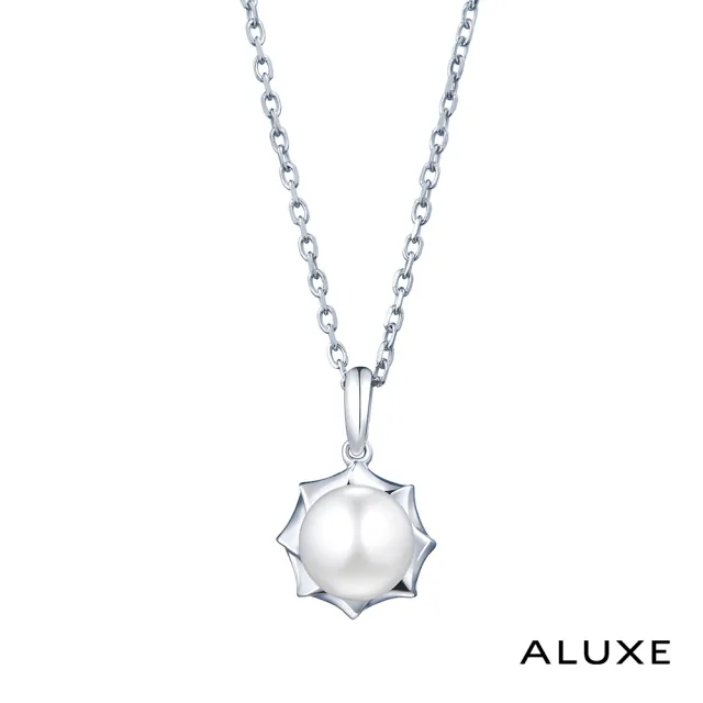 【ALUXE 亞立詩】18K金 天然淡水珍珠 珍珠項鍊 向陽之珠 NN0998(3色任選)