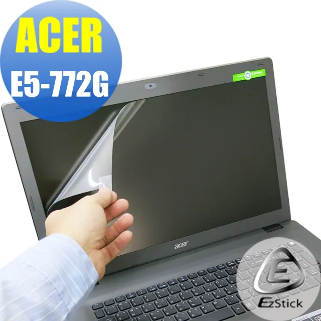 【EZstick】ACER E5-772 專用 靜電式筆電LCD液晶螢幕貼(可選鏡面或霧面)