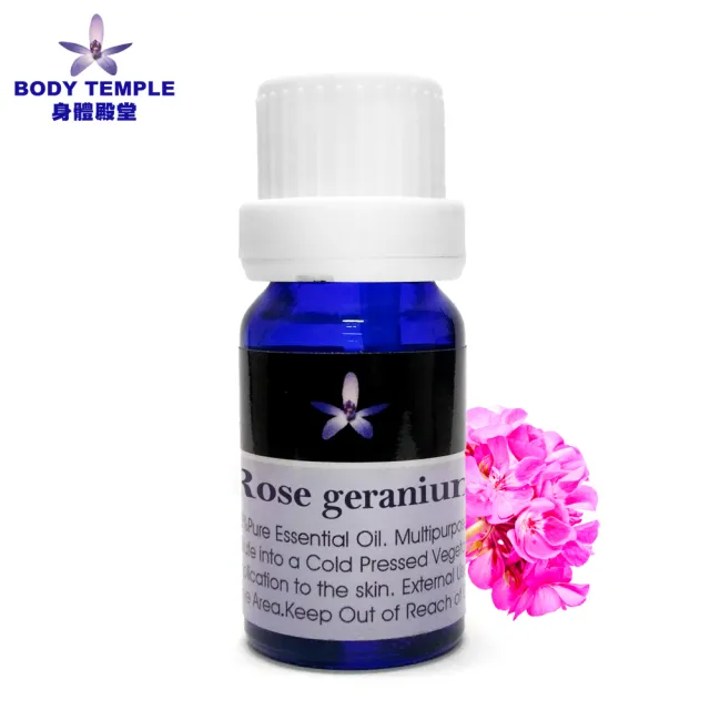 【Body Temple身體殿堂】玫瑰天竺葵芳療精油10ml(Rose Geranium)