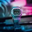 【CASIO 卡西歐】G-SHOCK 街頭潮流半透明藍牙電子手錶 畢業 禮物(DW-B5600G-2)