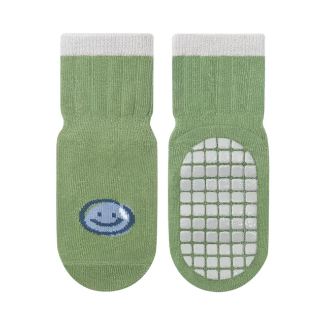【JoyNa】3雙入-嬰兒襪 寶寶止滑襪 童襪 防滑襪(腳踝加固設計.防掉.滿版點膠)