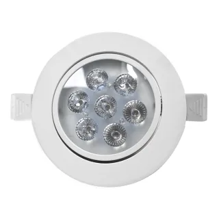 【青禾坊】好安裝系列 ADO 9.5公分 7W 1入 可調角 LED崁燈含變壓器(杯燈/投射燈)